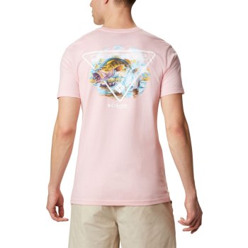 Columbia PFG Mann, Camiseta Rosas Para Hombre | 609752-OSE